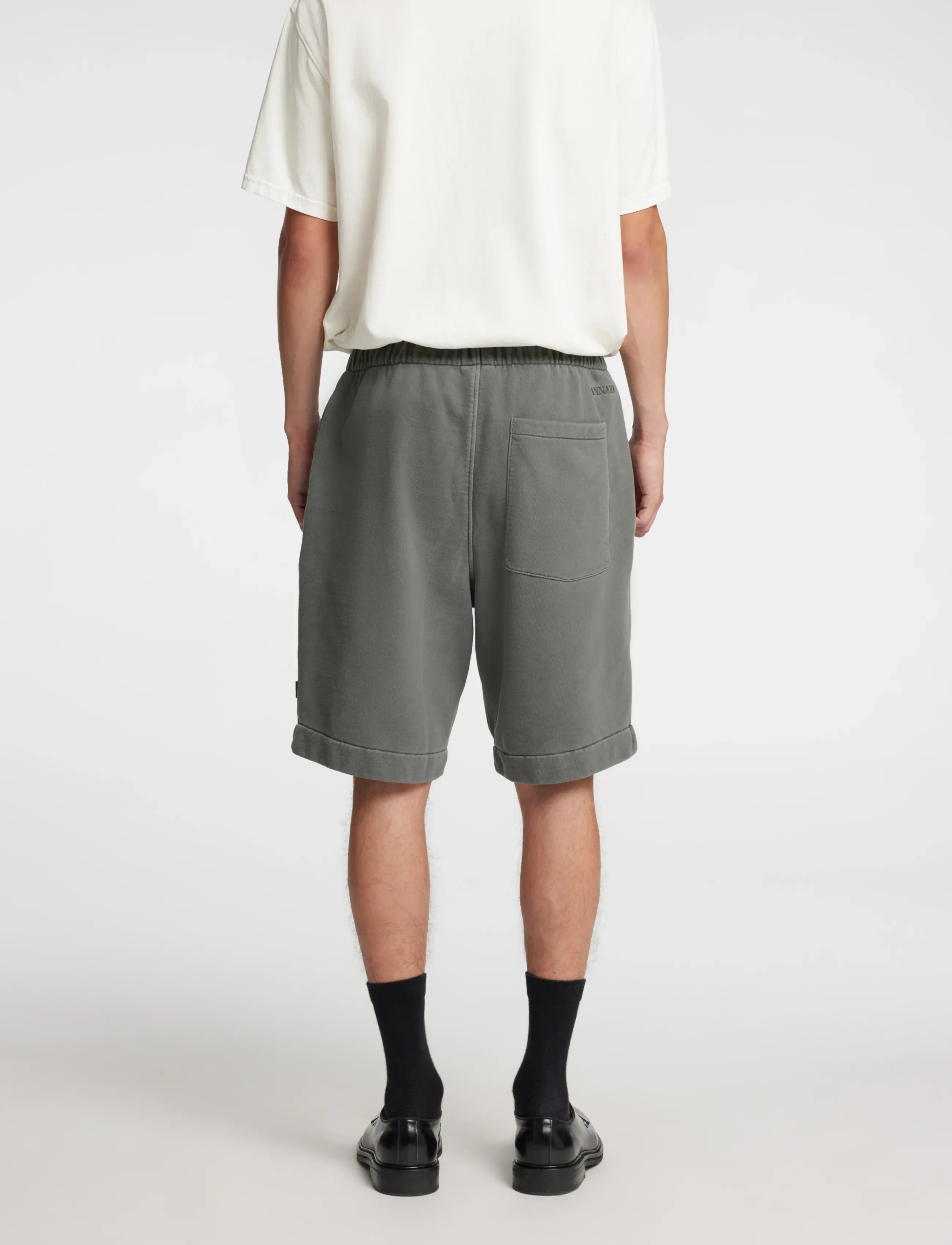 Annarr - ANRHOYT WASHED SHORTS - forged iron - 5