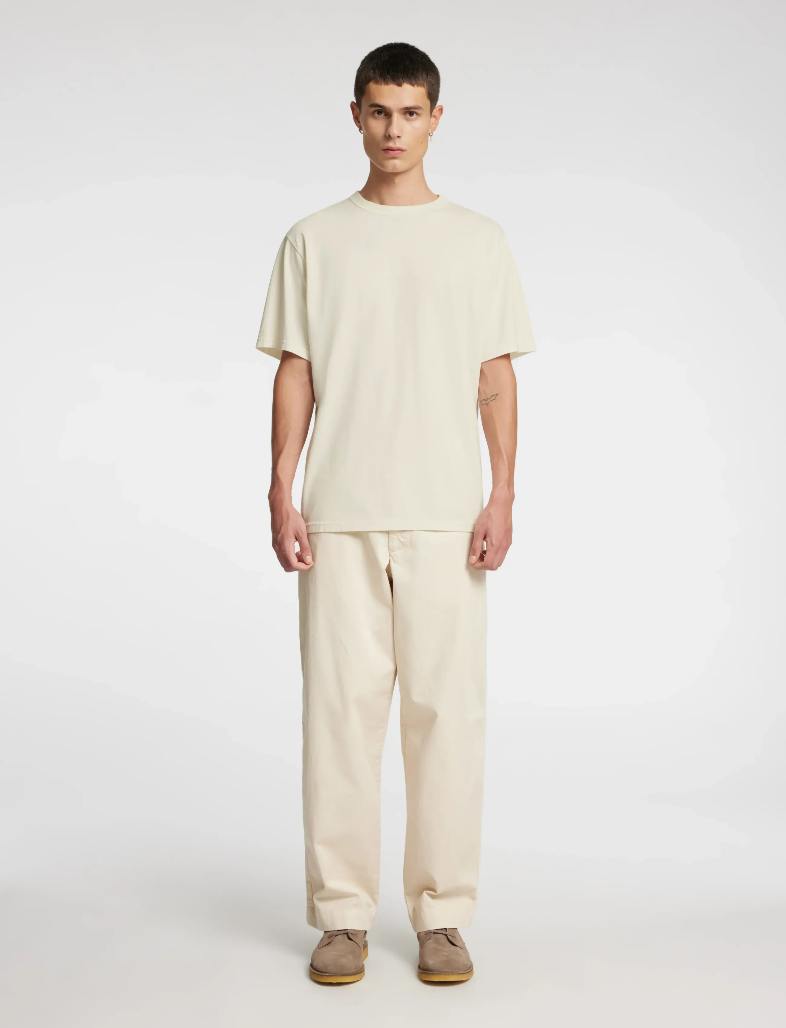 Annarr - ANRRO SS O-NECK TEE - birch - 4