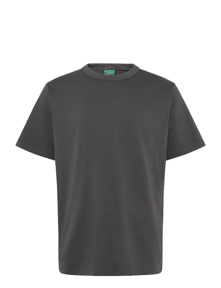 Annarr - ANRRO SS O-NECK TEE - kortærmede t-shirts - forged iron - 1