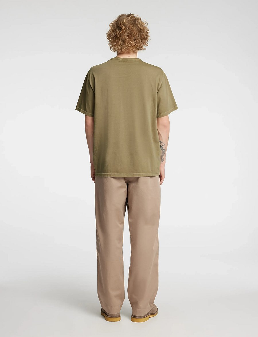 Annarr - ANRRO SS O-NECK TEE - kortärmade t-shirts - weathered teak - 3
