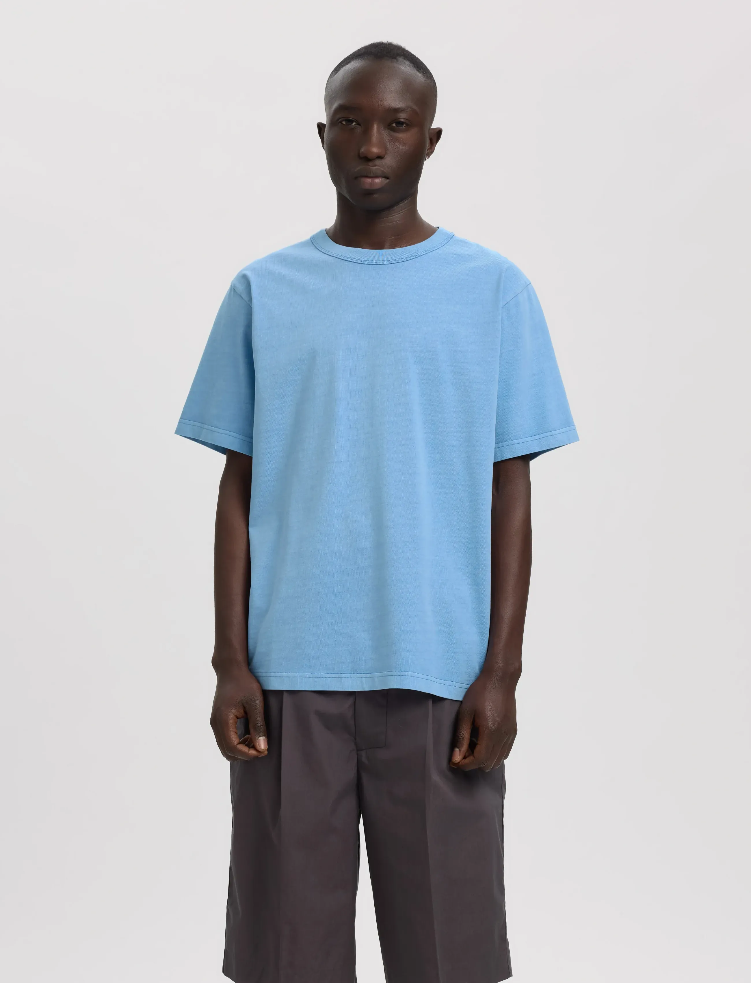 Annarr ANRRO DIEGO SS O-NECK TEE - T-shirts - ALLURE / blue