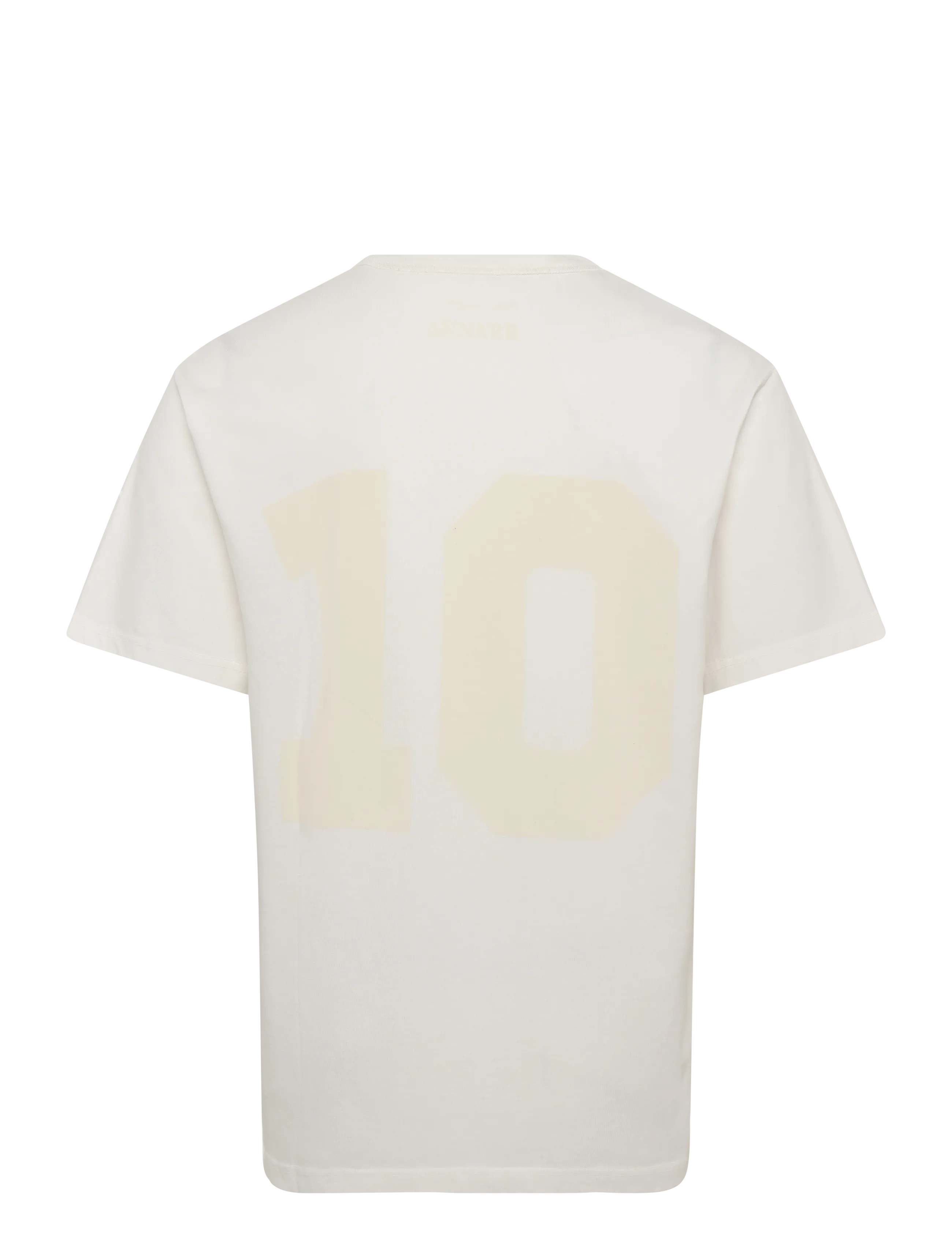 Annarr - ANRRO DIEGO SS O-NECK TEE - kortärmade t-shirts - coconut milk - 2