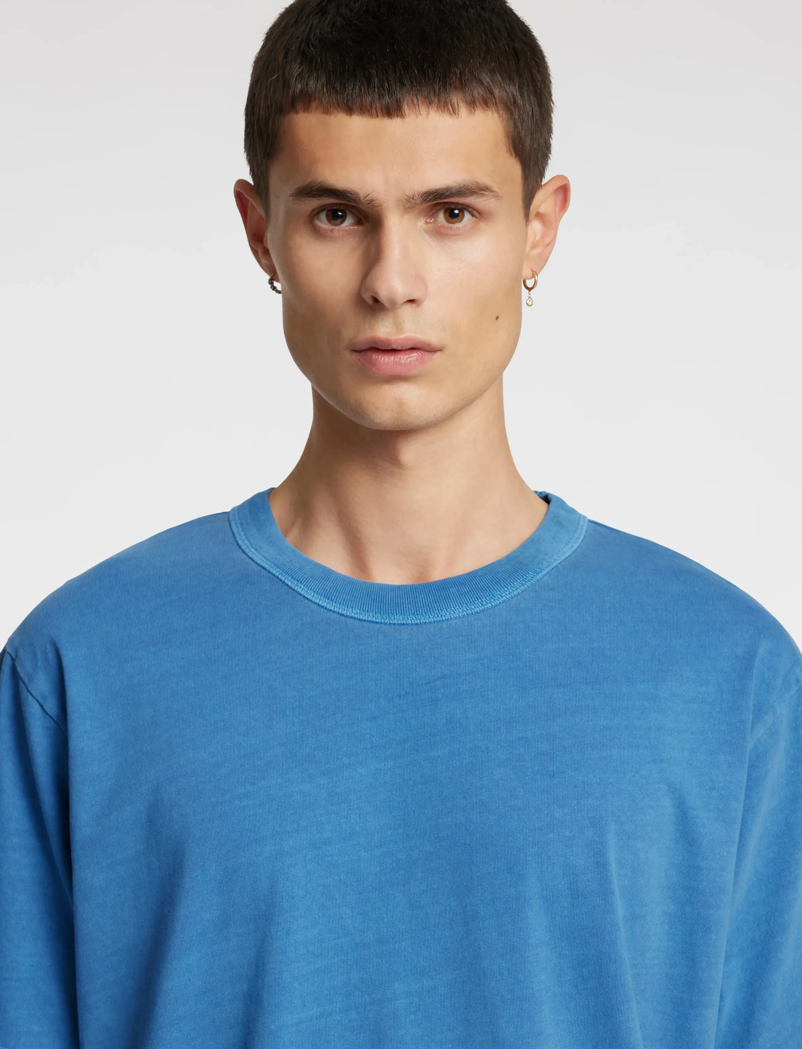 Annarr - ANRRO DIEGO SS O-NECK TEE - federal blue - 3