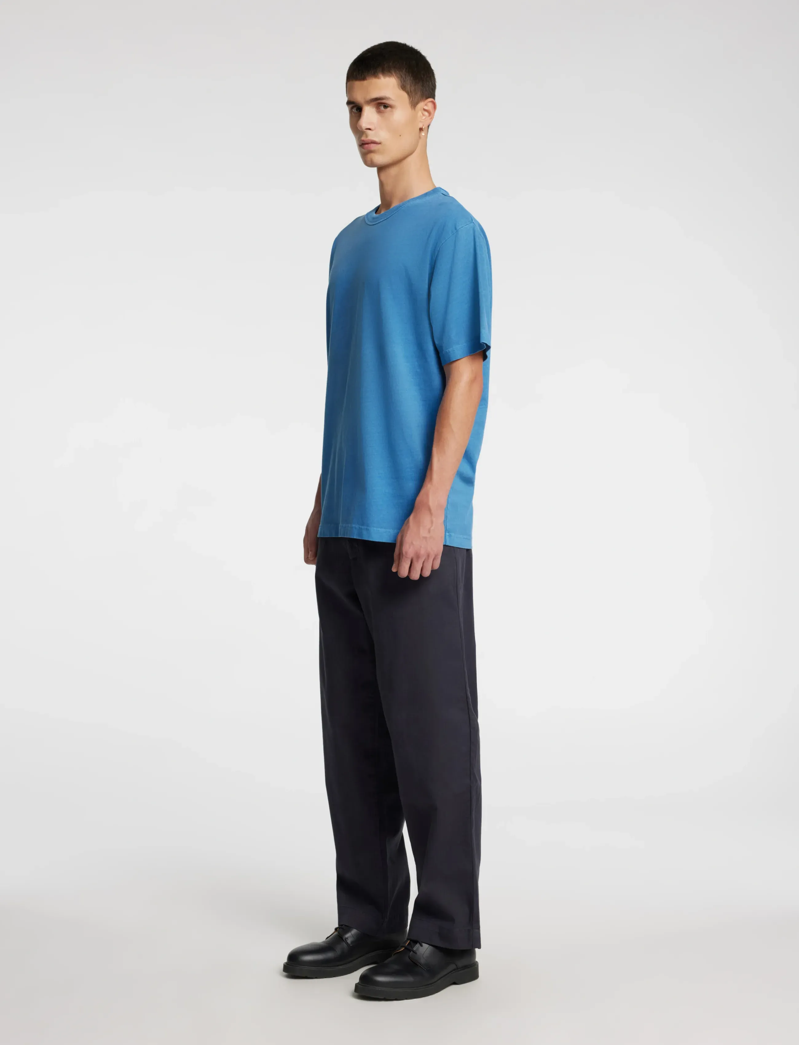 Annarr - ANRRO DIEGO SS O-NECK TEE - federal blue - 4
