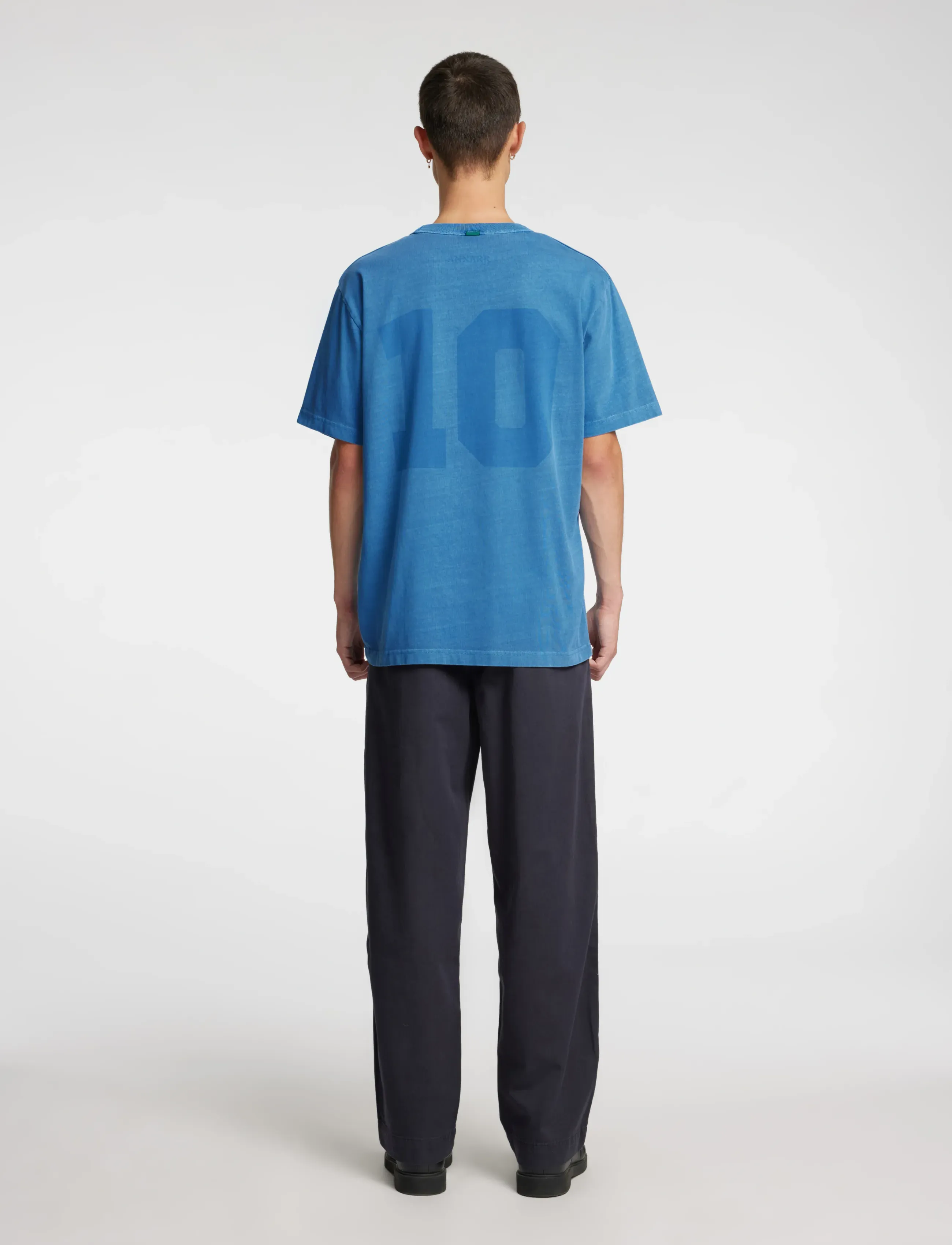 Annarr - ANRRO DIEGO SS O-NECK TEE - federal blue - 5