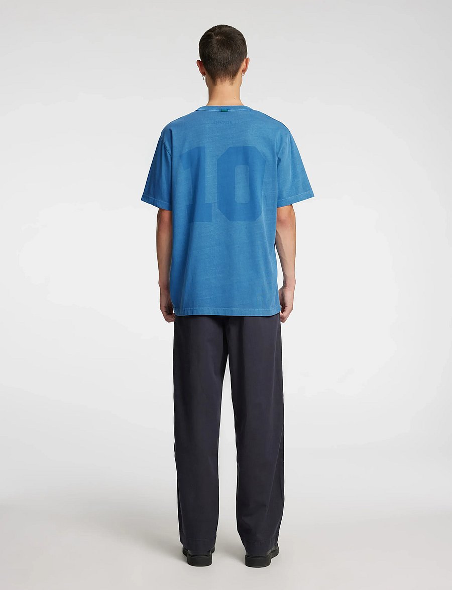 Annarr - ANRRO DIEGO SS O-NECK TEE - lyhythihaiset - federal blue - 5