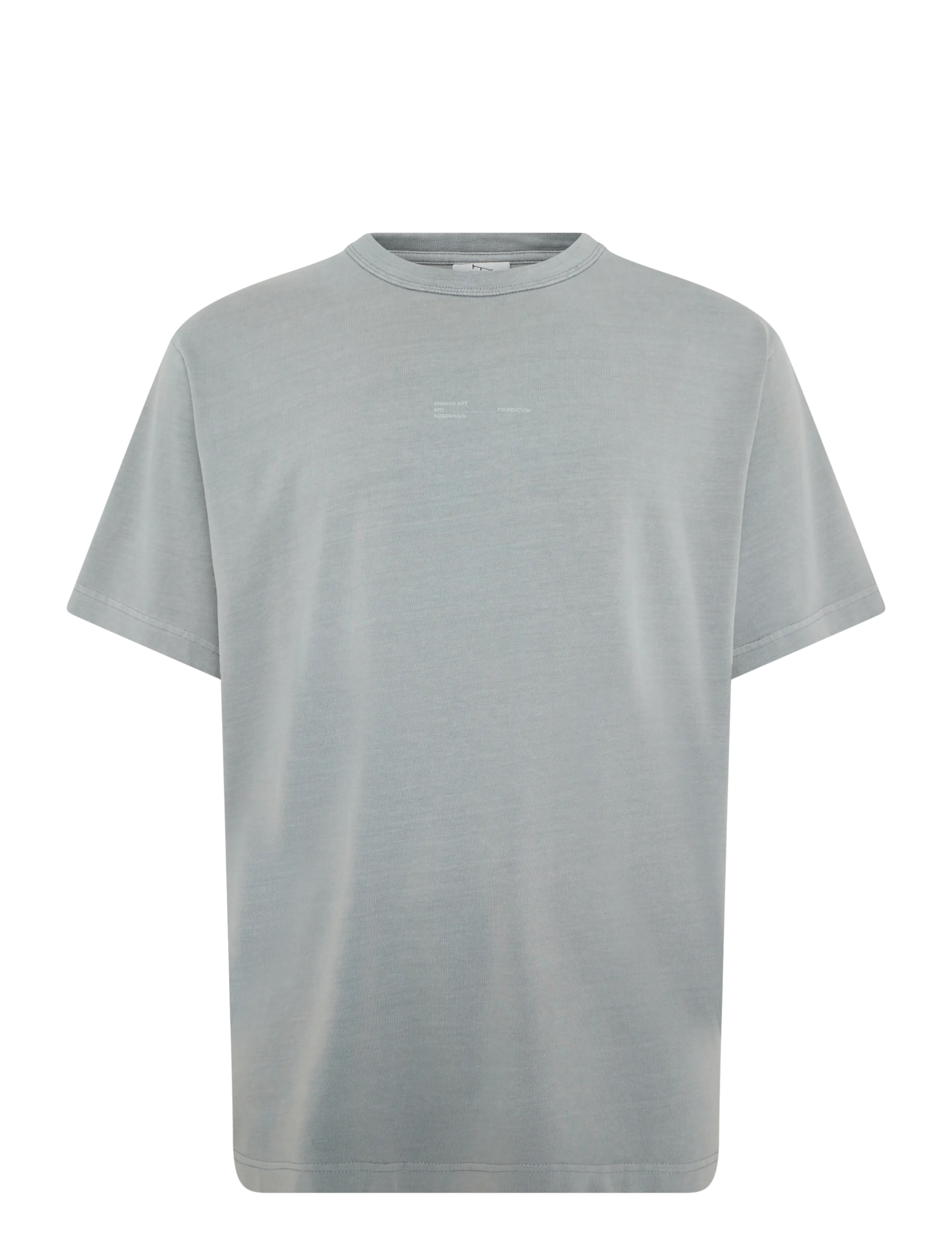 Annarr - ANRRO CPH SS O-NECK TEE - sharkskin - 1