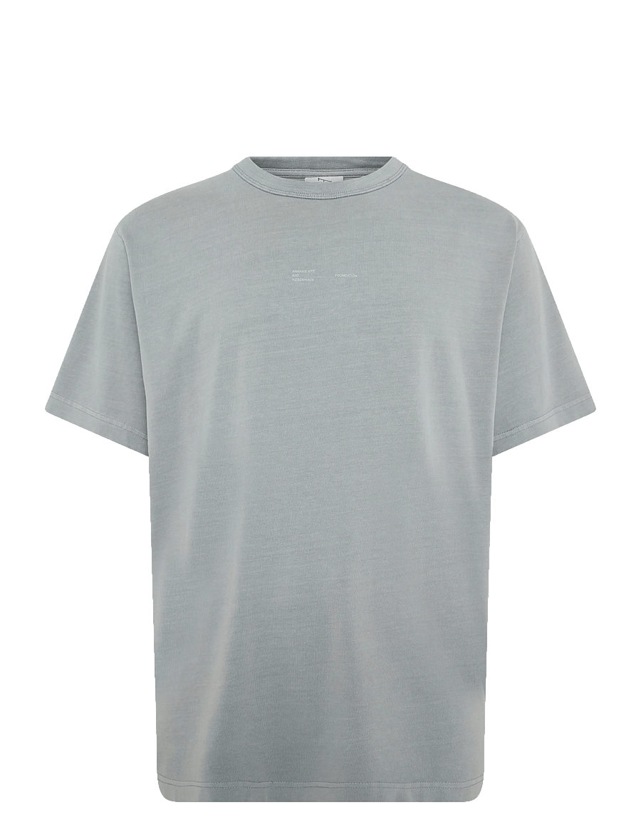 Annarr - ANRRO CPH SS O-NECK TEE - sharkskin - 1