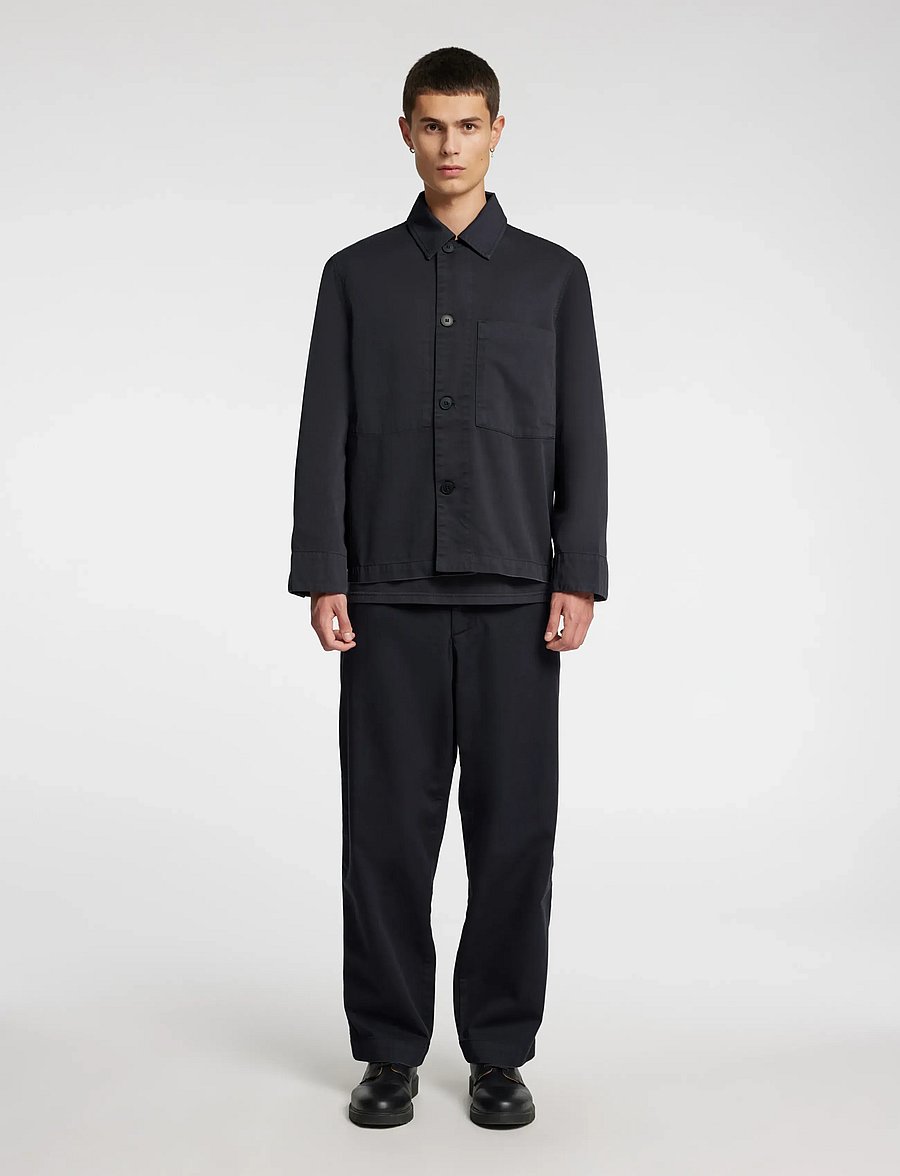 Annarr - ANRSTORM GMT DYED CHINO PANTS - casual bukser - phantom - 4