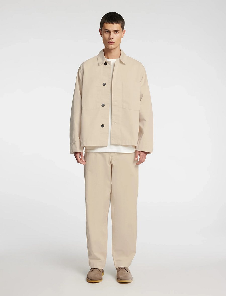 Annarr - ANRHARKI GMT DYED OVERSHIRT - kevättakit - birch - 4