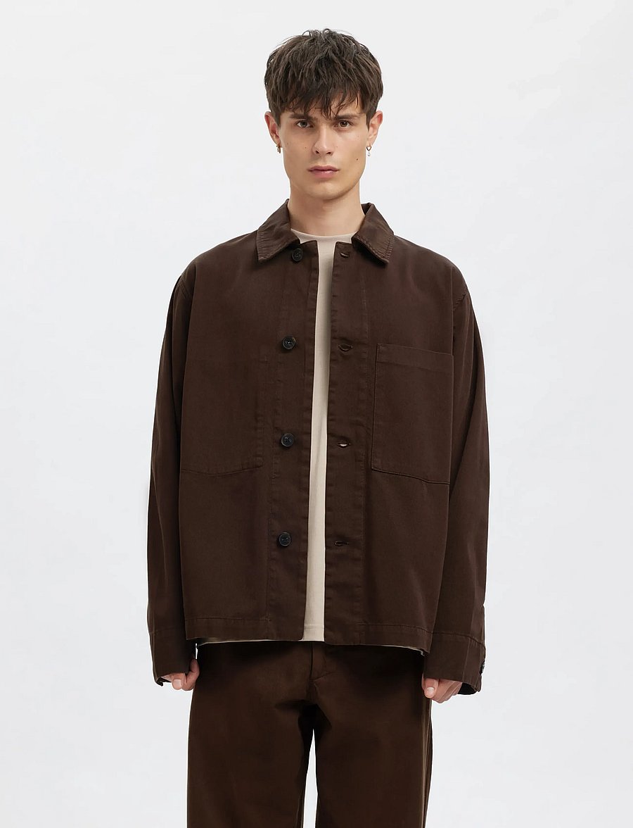 Annarr - ANRHARKI GMT DYED OVERSHIRT - delicioso - 0