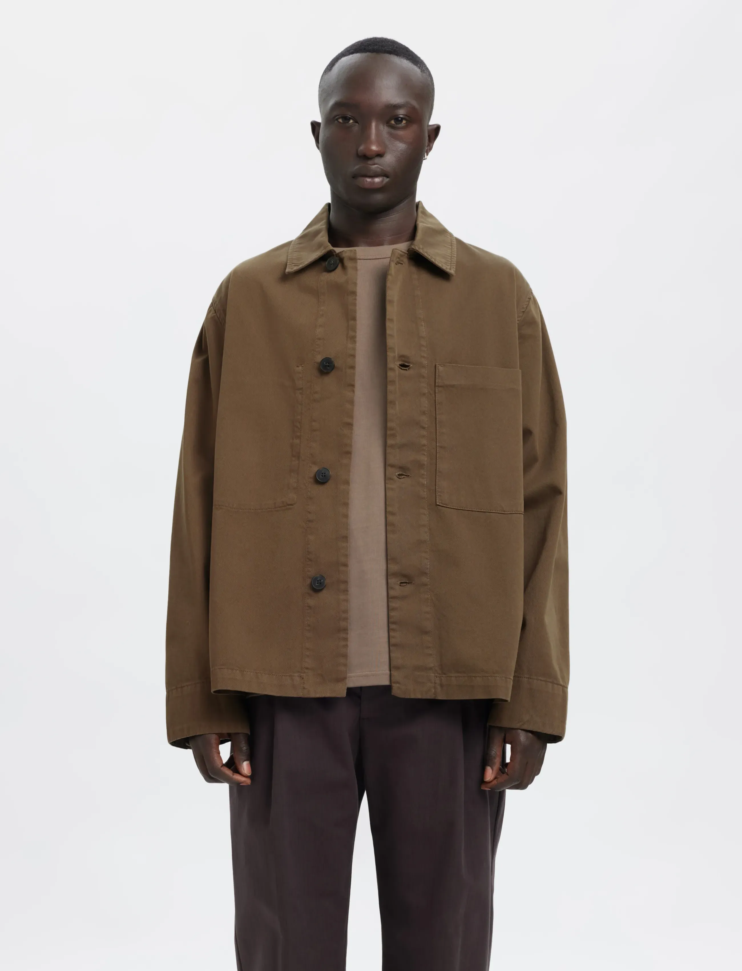 Annarr ANRHARKI GMT DYED OVERSHIRT - Jakker - SEA TURTLE / green