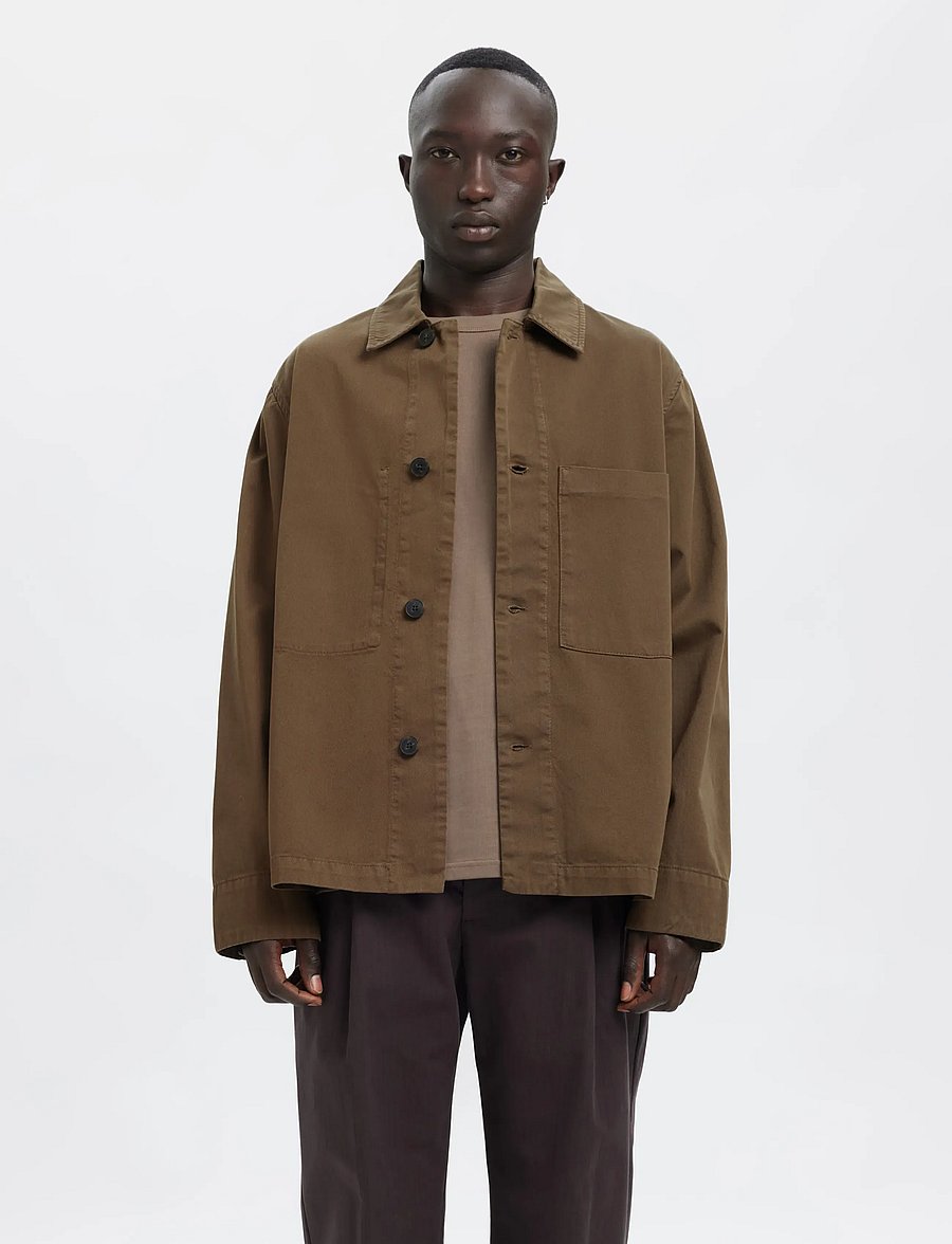 Annarr - ANRHARKI GMT DYED OVERSHIRT - forårsjakker - sea turtle - 0