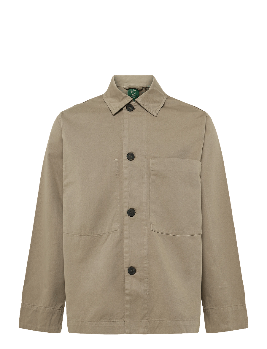 Annarr - ANRHARKI GMT DYED OVERSHIRT - weathered teak - 1