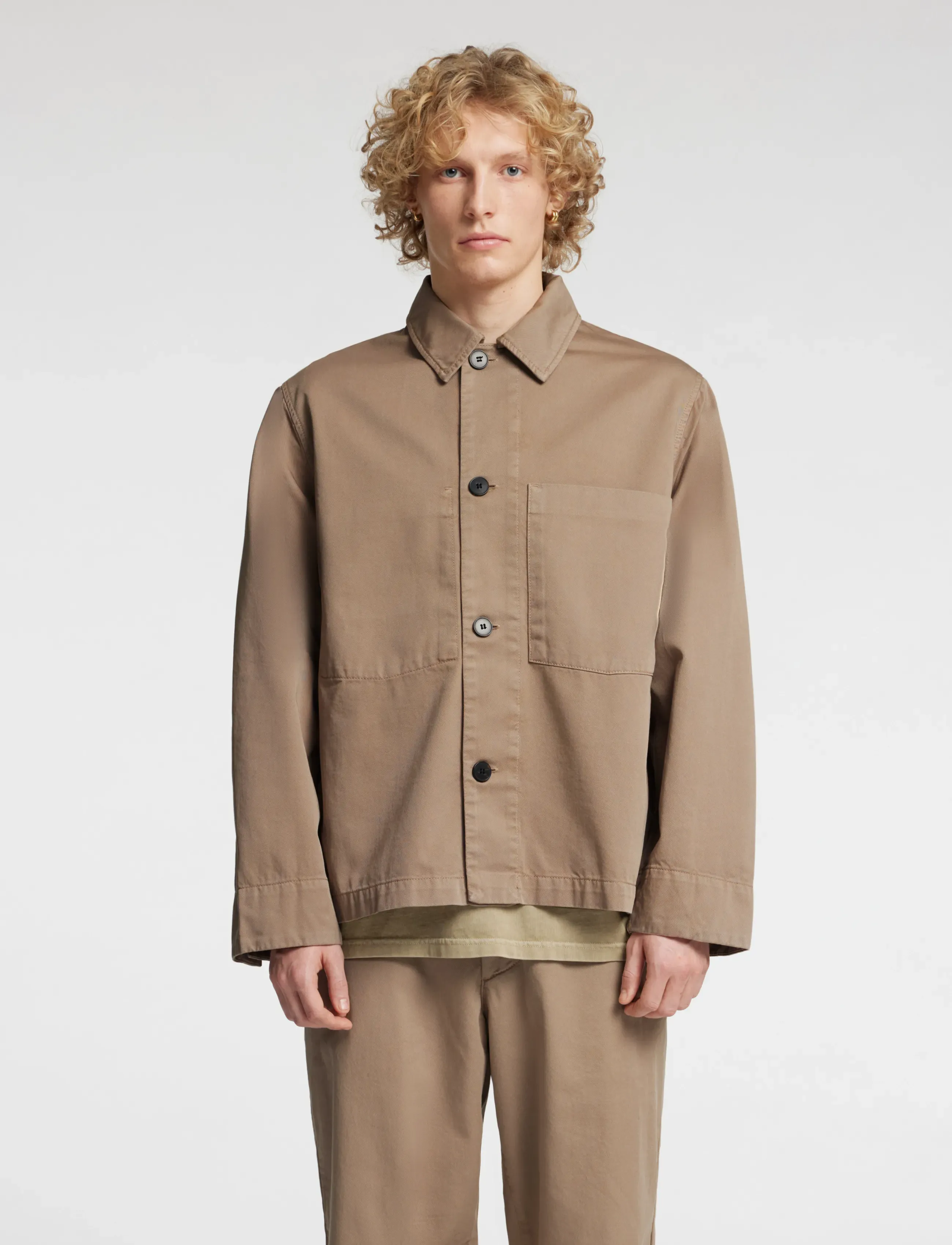 Annarr ANRHARKI GMT DYED OVERSHIRT - Annarr - WEATHERED TEAK / beige