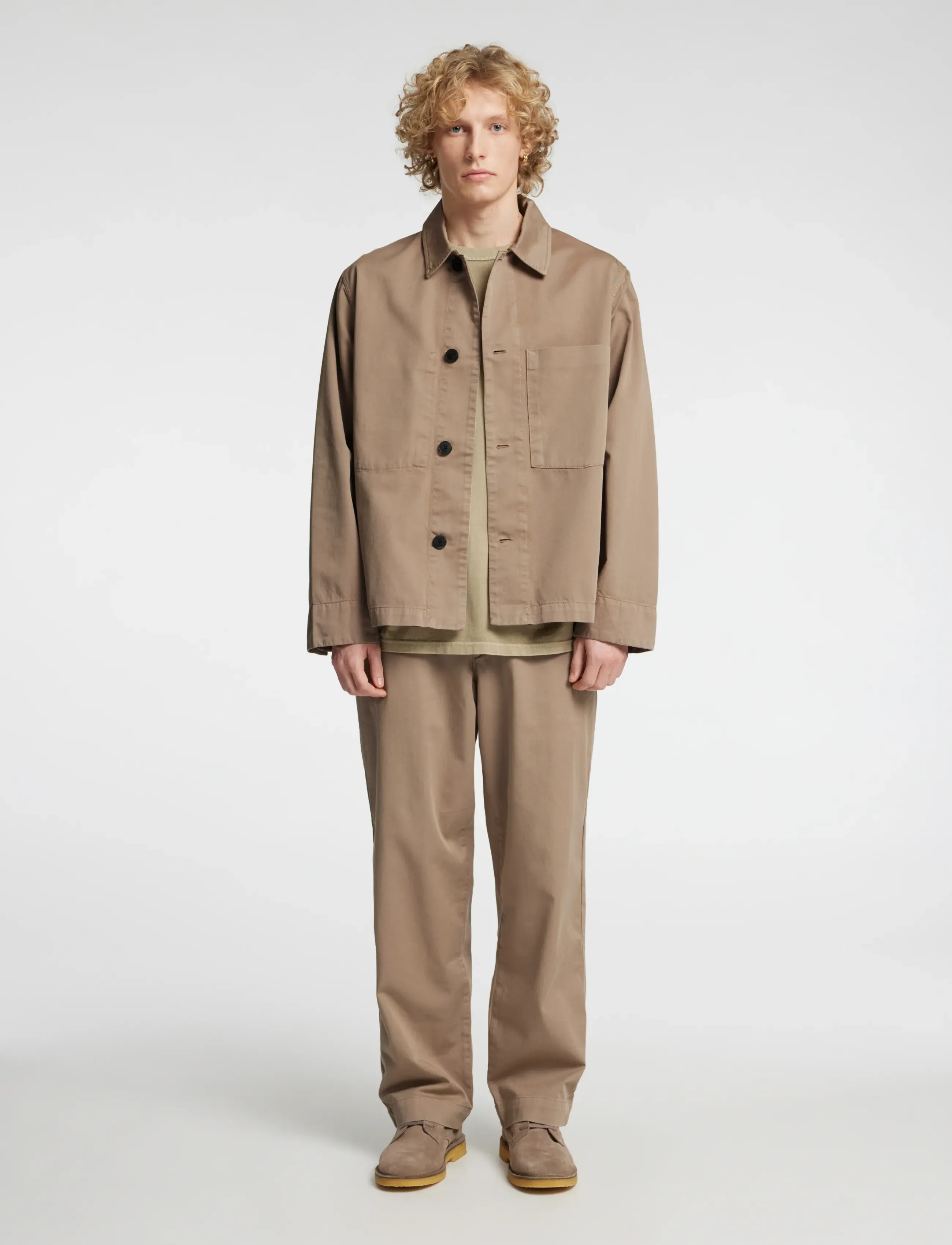 Annarr - ANRHARKI GMT DYED OVERSHIRT - weathered teak - 4
