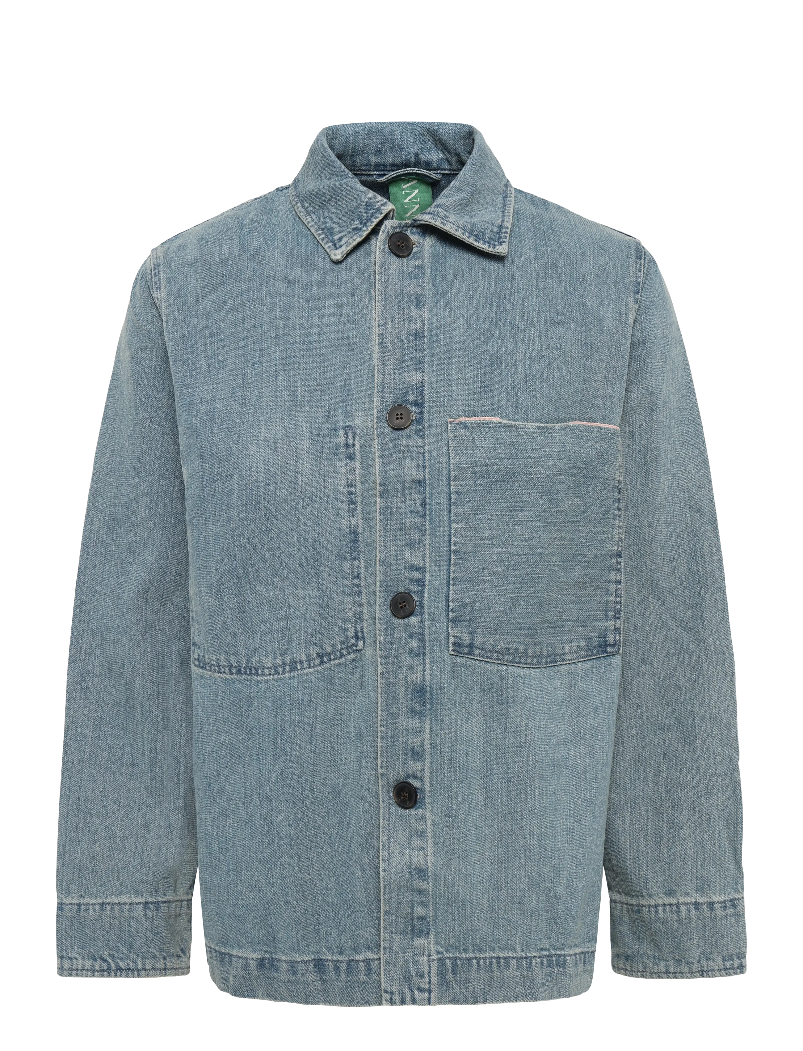 ANNARR Anrfloki Selvedge Denim Lb Overshirt Blau - L - Herren