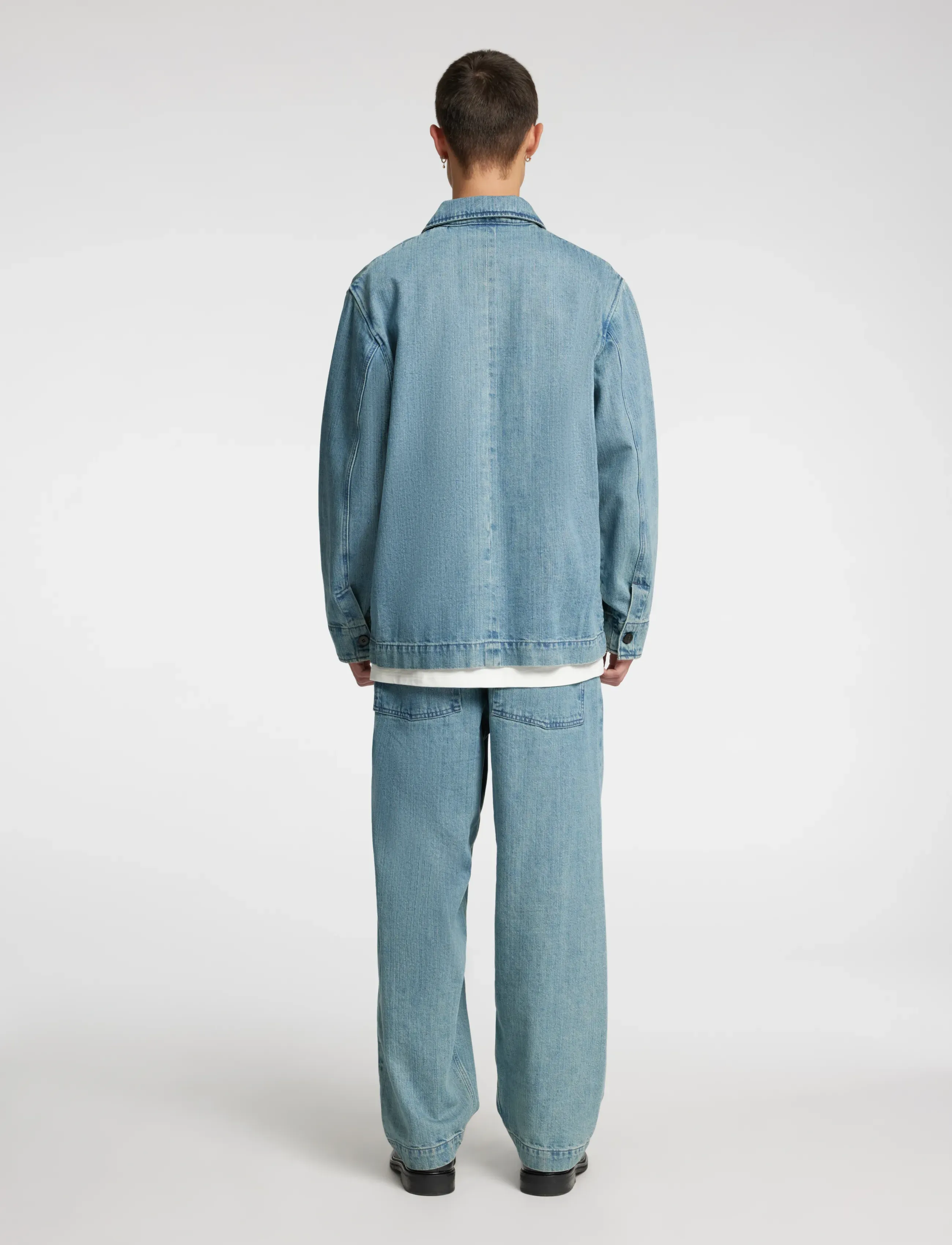 Annarr - ANRFLOKI SELVEDGE DENIM LB OVERSHIRT - light blue - 3