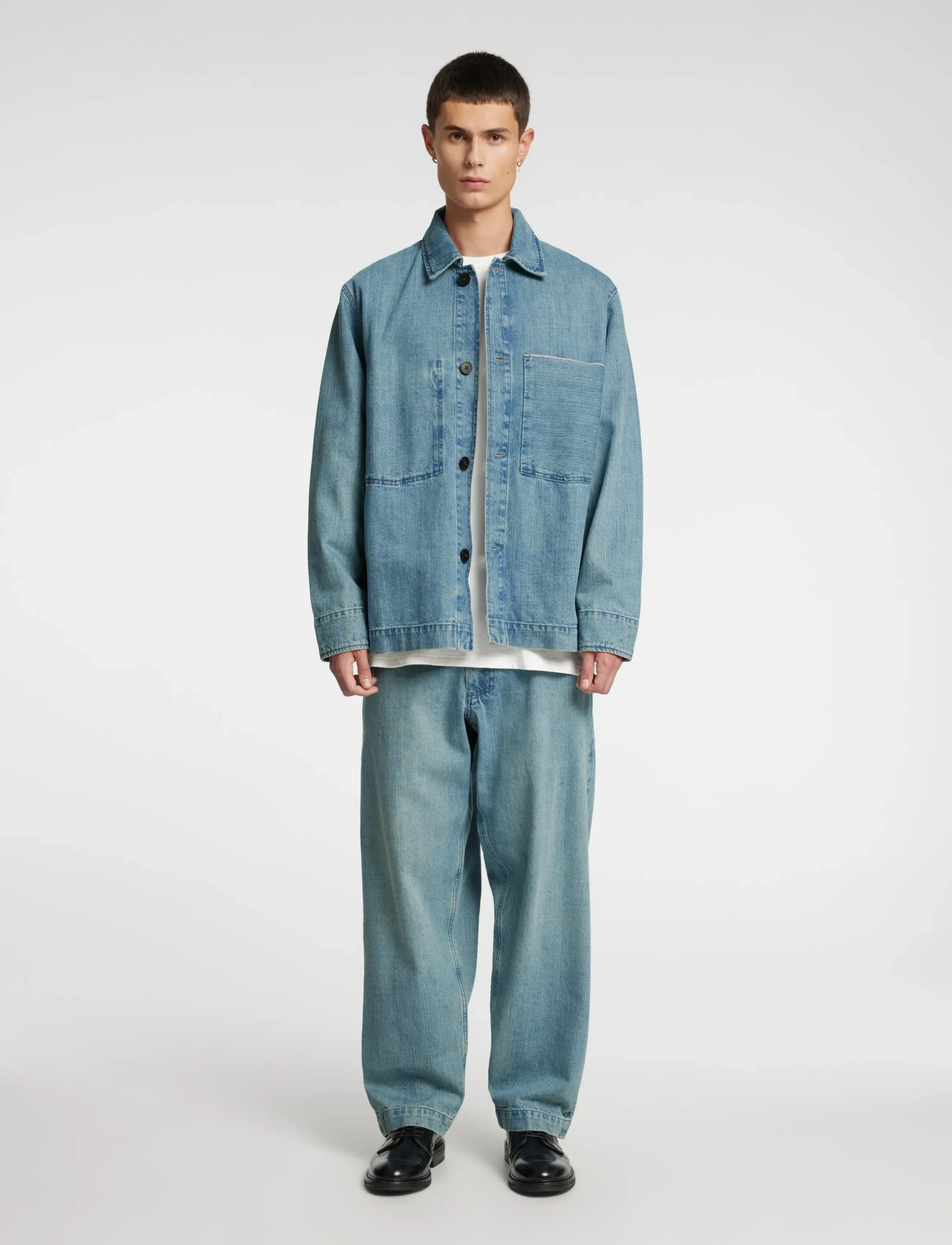 Annarr - ANRTRYGVE SELVEDGE DENIM LIGHT BLUE JNS - light blue - 4