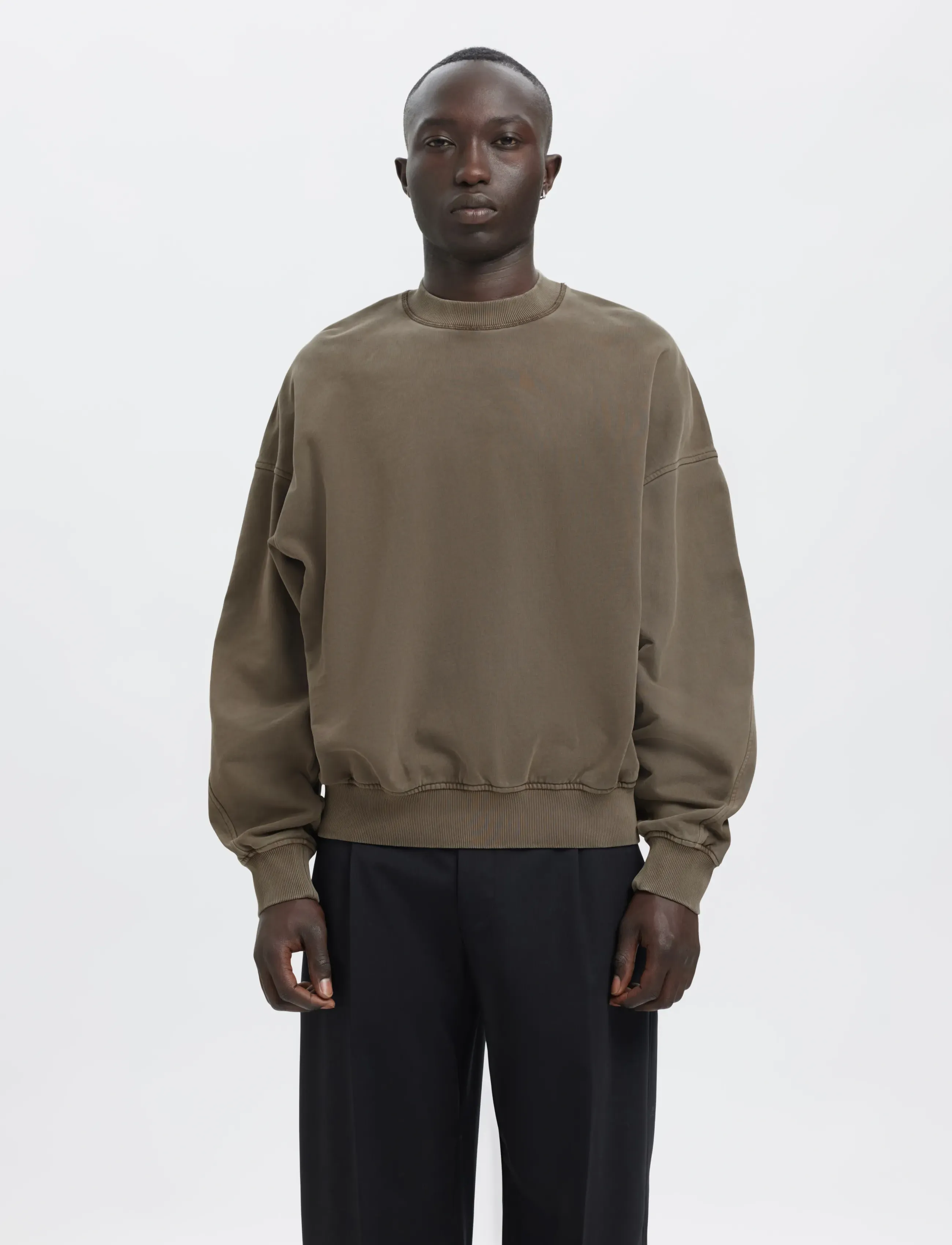 Annarr ANRHACKETT CREW NECK SWEAT - Sweatshirts - DELICIOSO / khaki/green