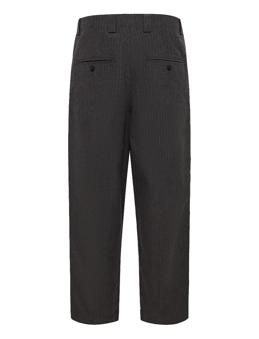 Annarr - ANRSTORM PINSTRIPE PANTS - casual bukser - dark gull gray - 2