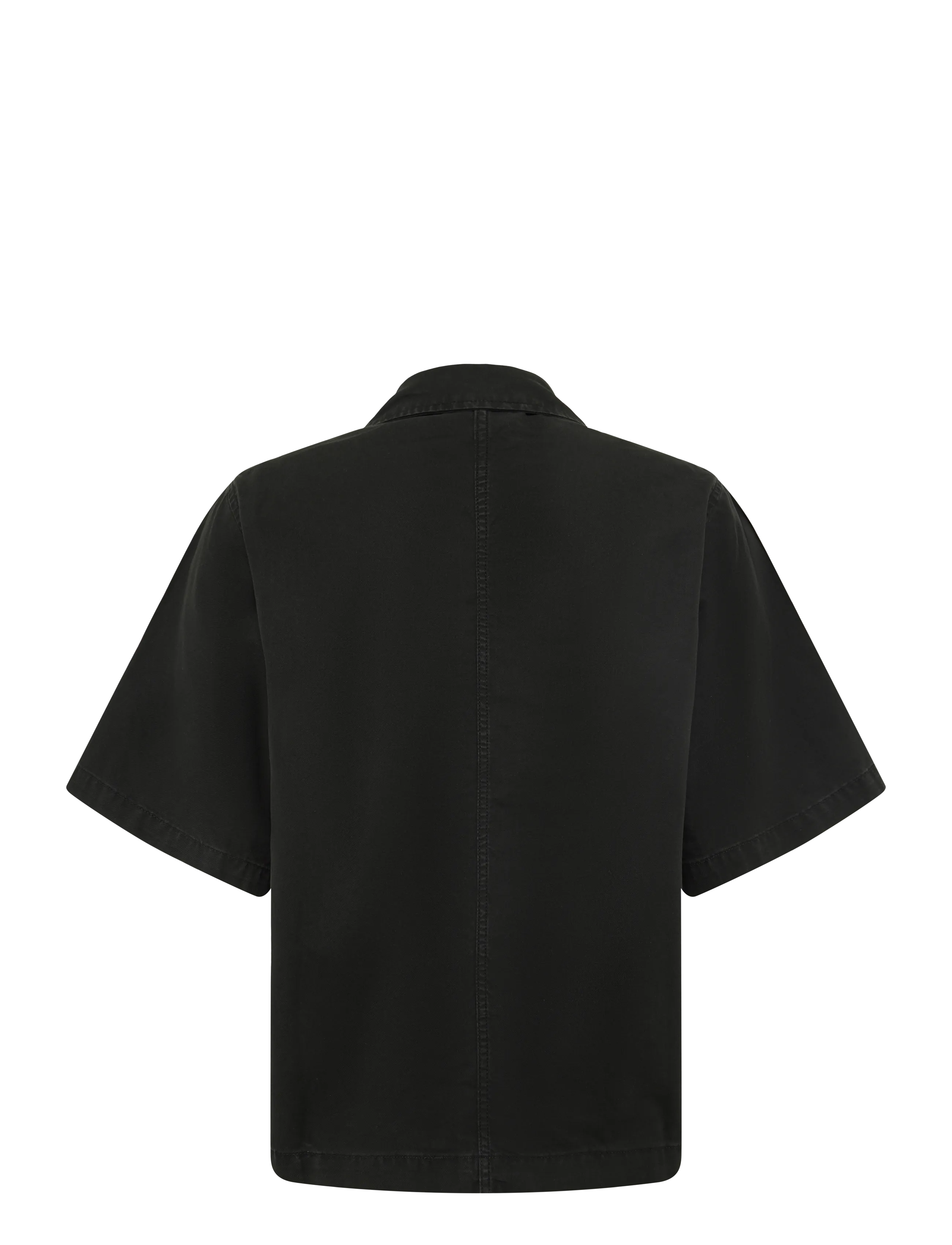 Annarr - ANRHARKI OVERSHIRT SS - kortärmade skjortor - black - 2