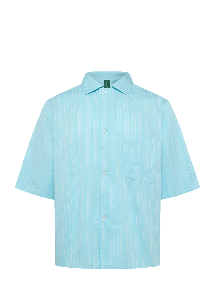 Annarr - ANRHOLMES MIX SS SHIRT - blue elixir - 1