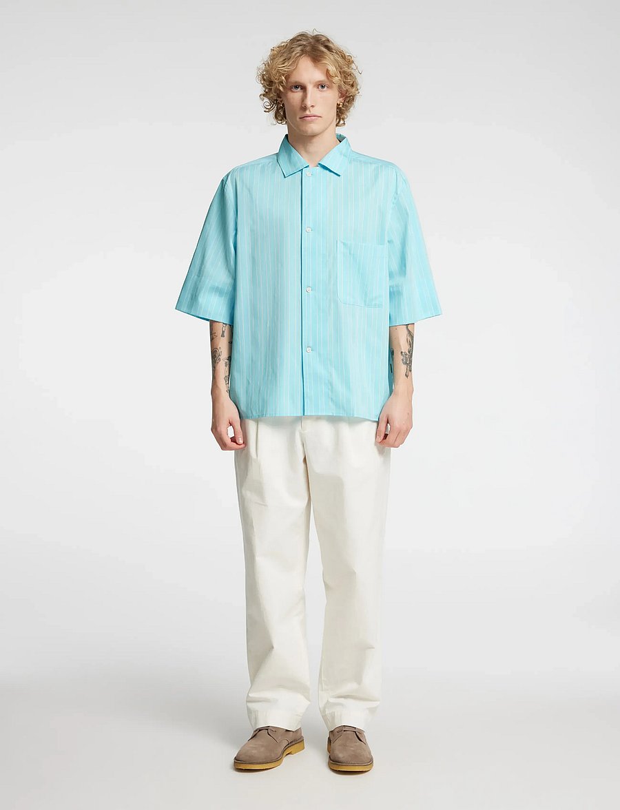 Annarr - ANRHOLMES MIX SS SHIRT - blue elixir - 4