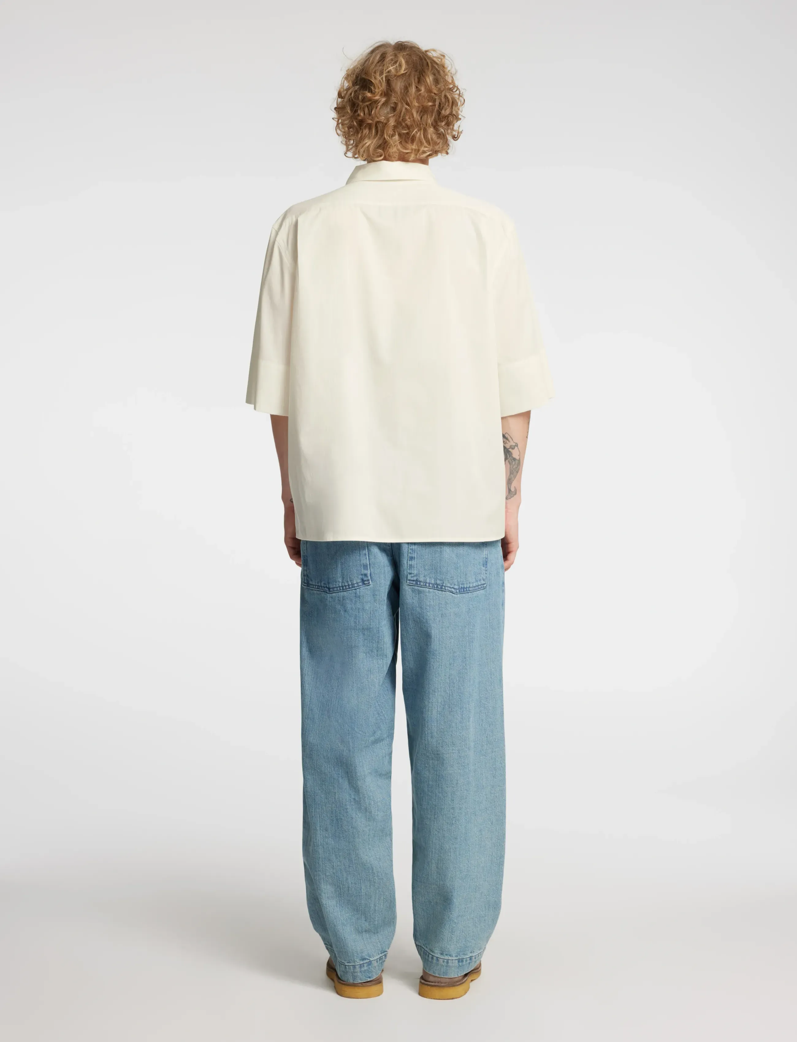 Annarr - ANRHOLMES MIX SS SHIRT - coconut milk - 3
