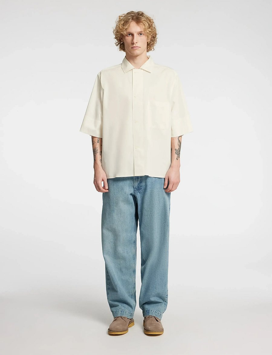 Annarr - ANRHOLMES MIX SS SHIRT - coconut milk - 4