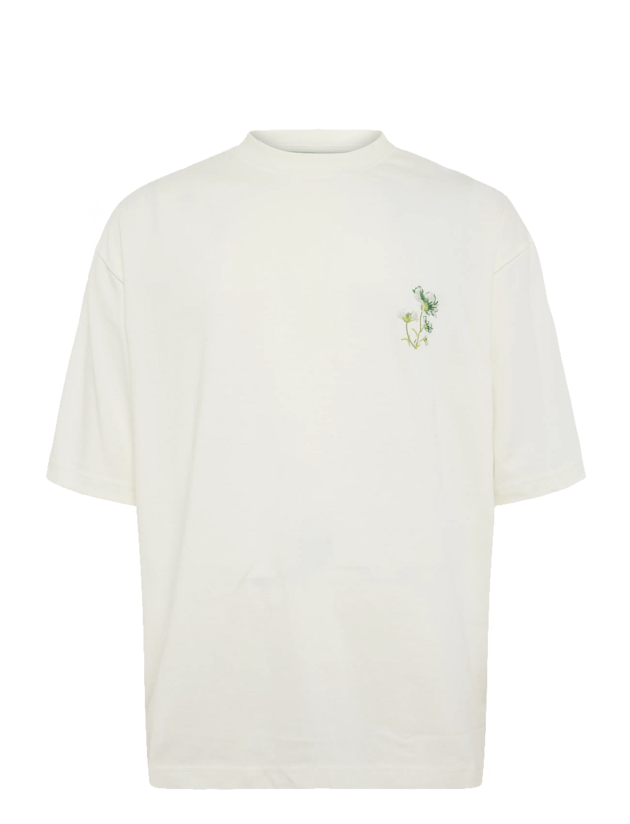Annarr - ANROKHOLM WILDFLOWER SS TEE - kurzärmelige t-shirts - snow white - 1