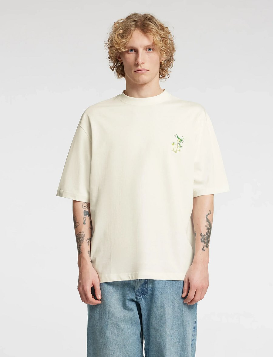 Annarr - ANROKHOLM WILDFLOWER SS TEE - kurzärmelige t-shirts - snow white - 0
