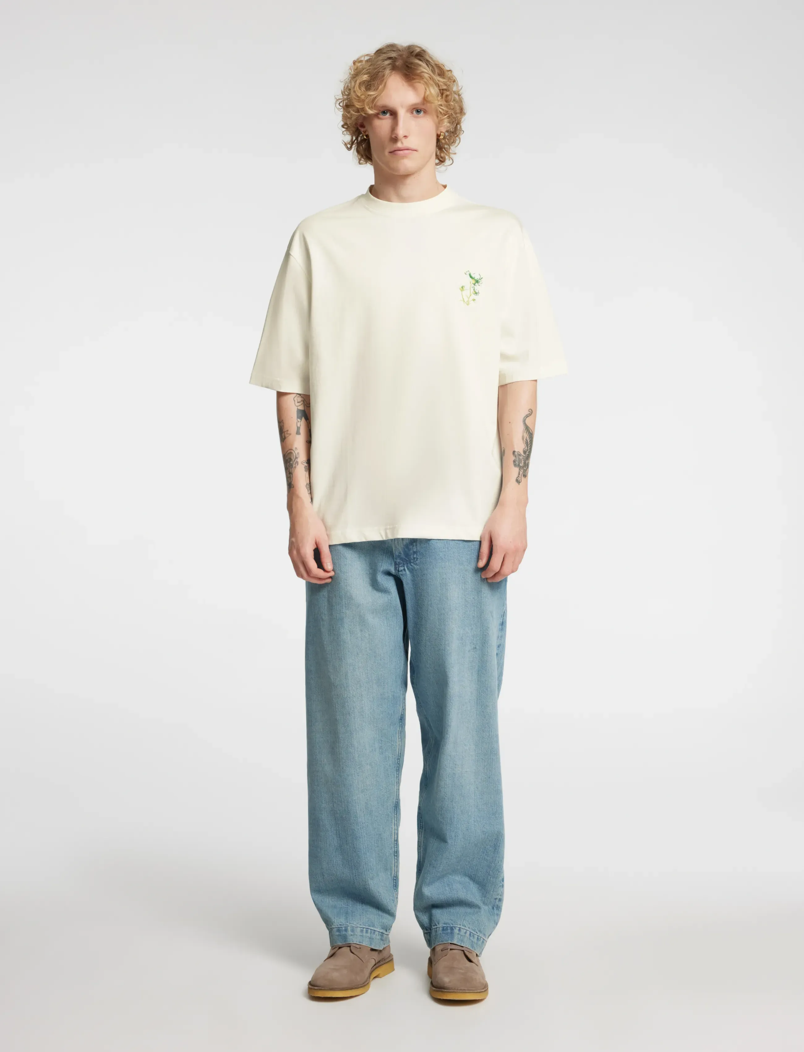 Annarr - ANROKHOLM WILDFLOWER SS TEE - snow white - 4