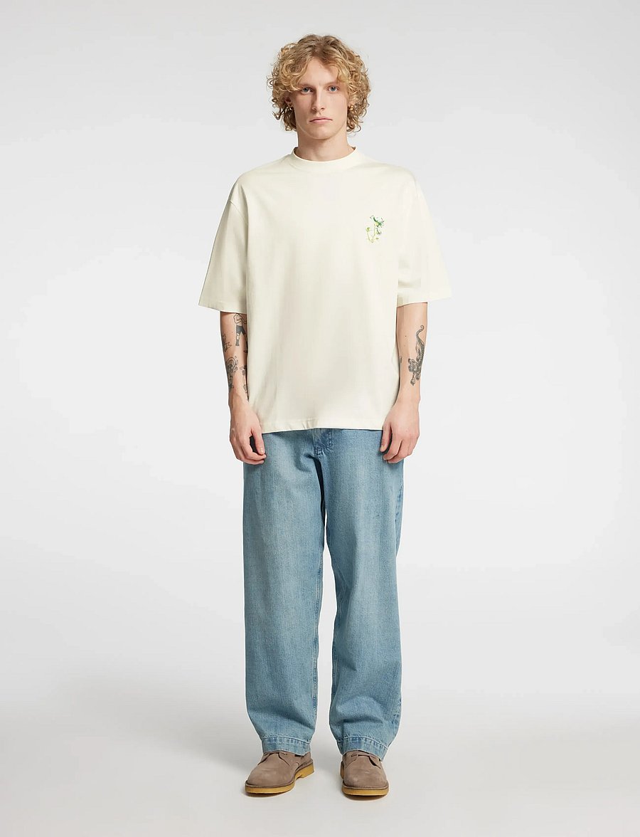 Annarr - ANROKHOLM WILDFLOWER SS TEE - kurzärmelige t-shirts - snow white - 4