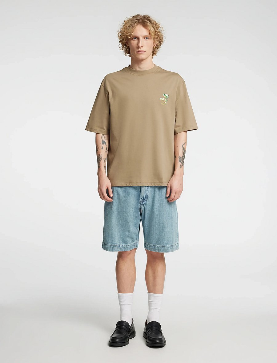 Annarr - ANROKHOLM WILDFLOWER SS TEE - kurzärmelige t-shirts - weathered teak - 4