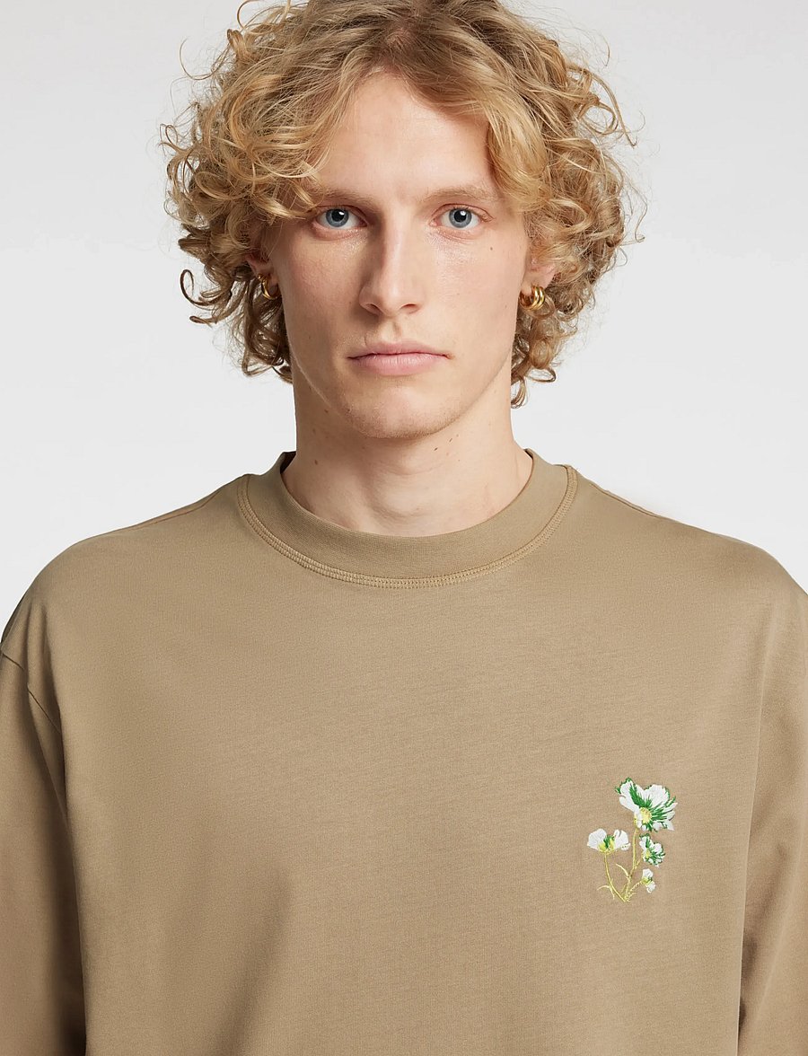Annarr - ANROKHOLM WILDFLOWER SS TEE - kurzärmelige t-shirts - weathered teak - 5