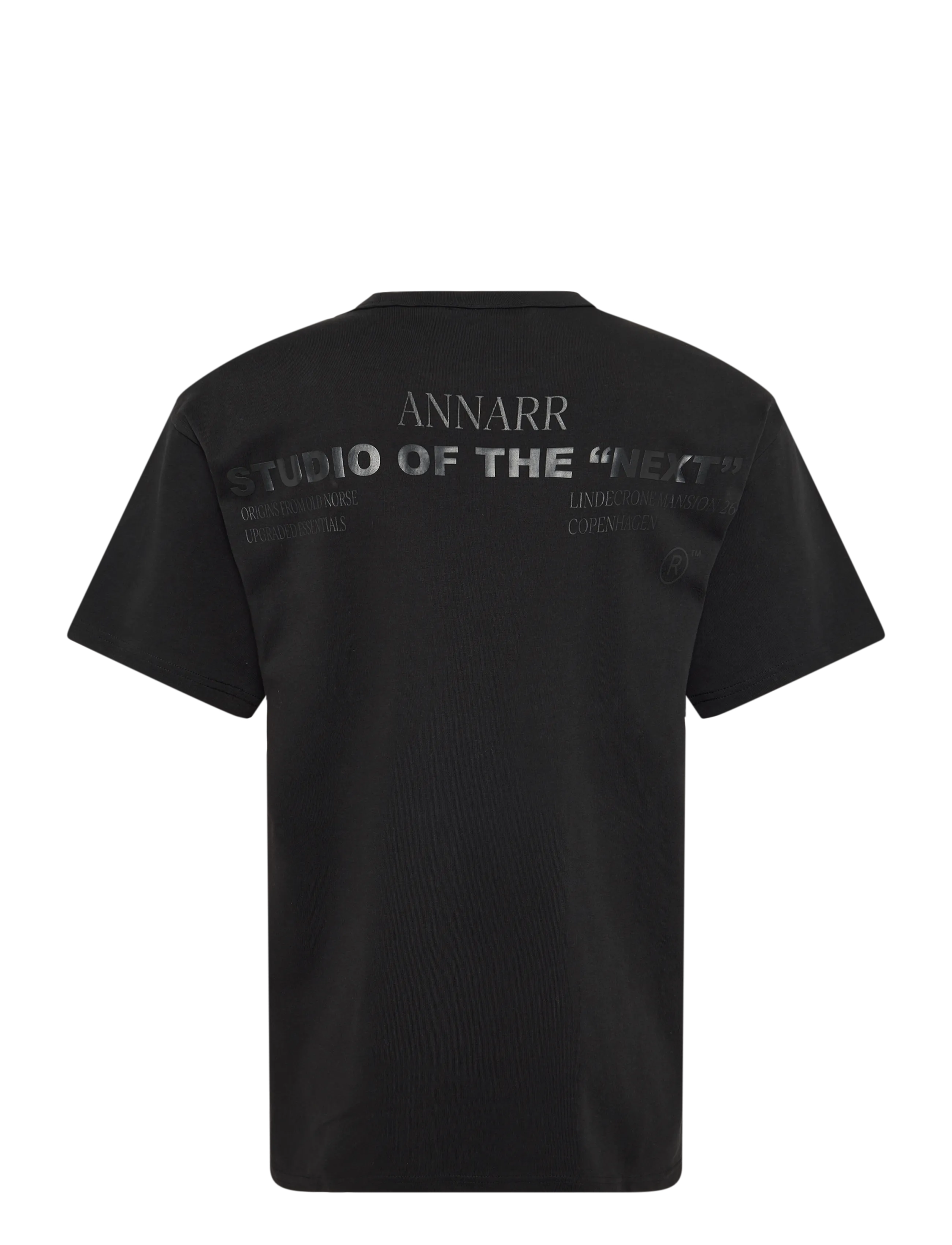 Annarr - ANRRAVI STUDIO SS TEE - black onyx - 2