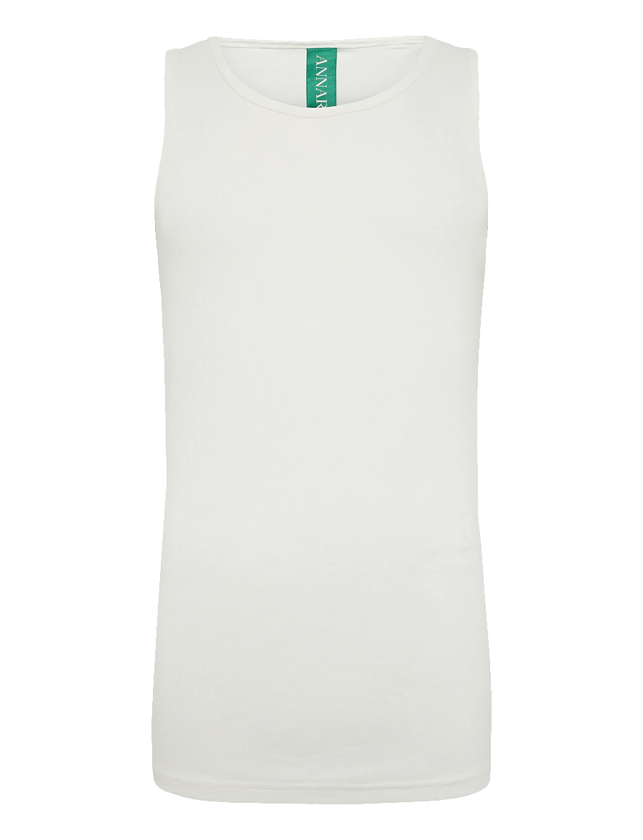 Annarr - ANRRIC CLASSIC TANKTOP - linnen - snow white - 1