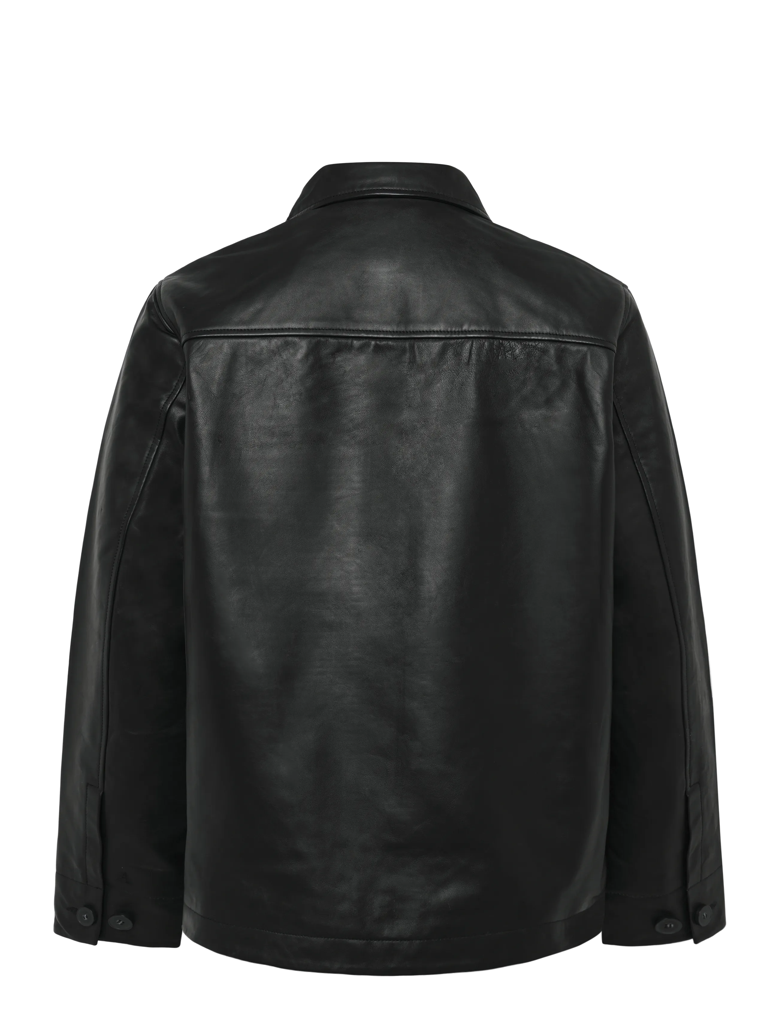Annarr - ANRHARKI LEATHER JKT - black - 2