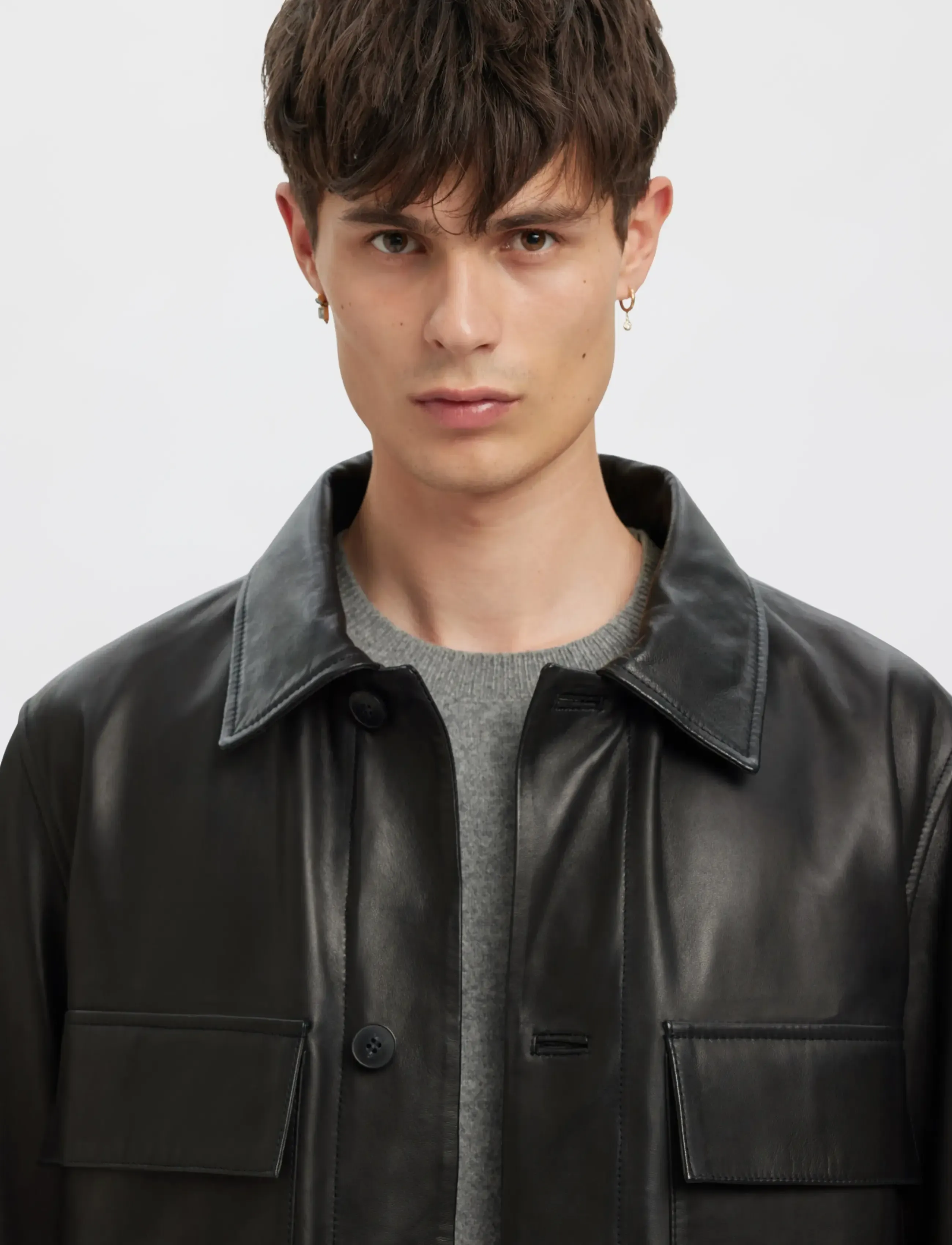 Annarr - ANRHARKI LEATHER JKT - black - 5