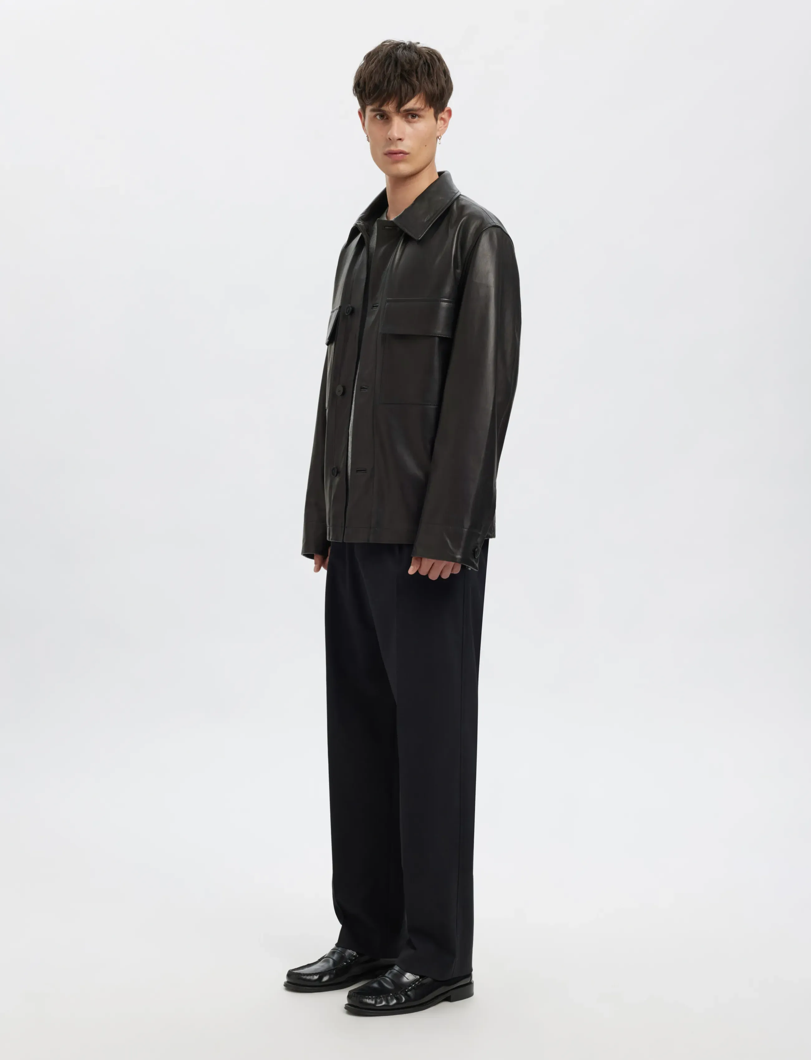 ANNARR Anrharki Leather Jkt skinnjackor herr – bild 5