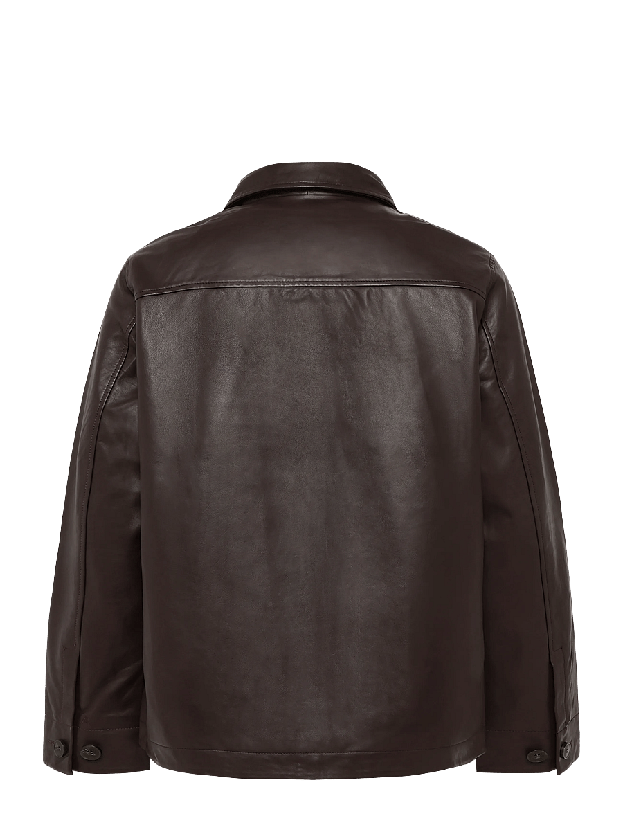 Annarr - ANRHARKI LEATHER JKT - delicioso - 2