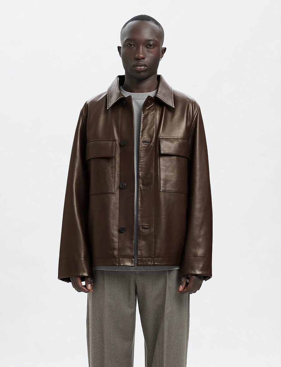 Annarr - ANRHARKI LEATHER JKT - delicioso - 0