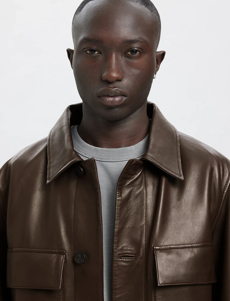 Annarr - ANRHARKI LEATHER JKT - delicioso - 5