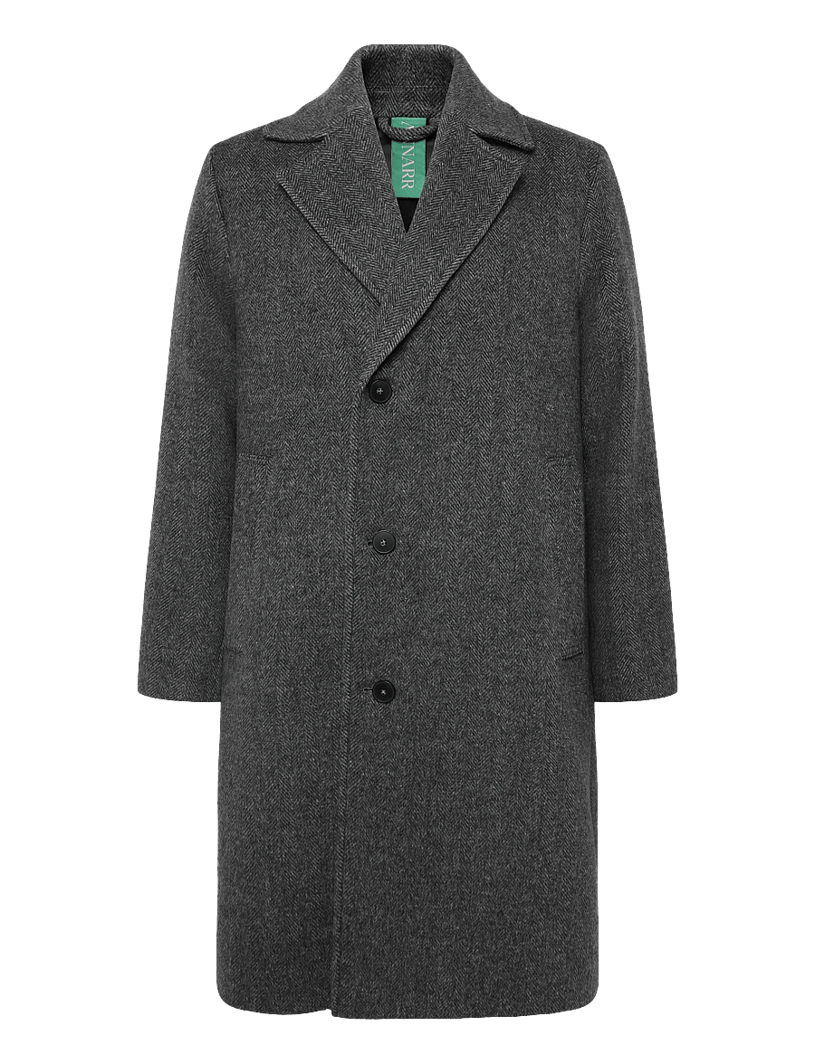 Annarr - ANRRAGNAR COAT - ullrockar - grey melange - 1