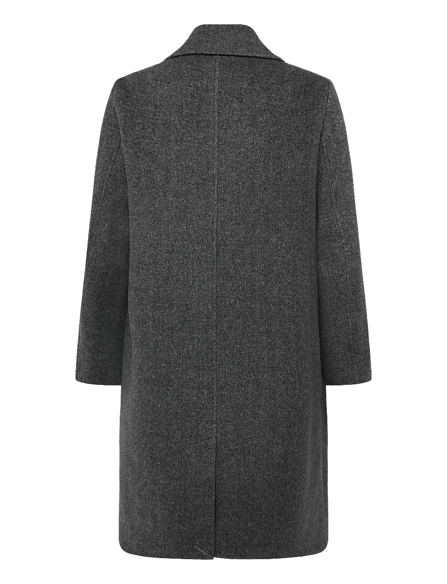 Annarr - ANRRAGNAR COAT - ullrockar - grey melange - 2