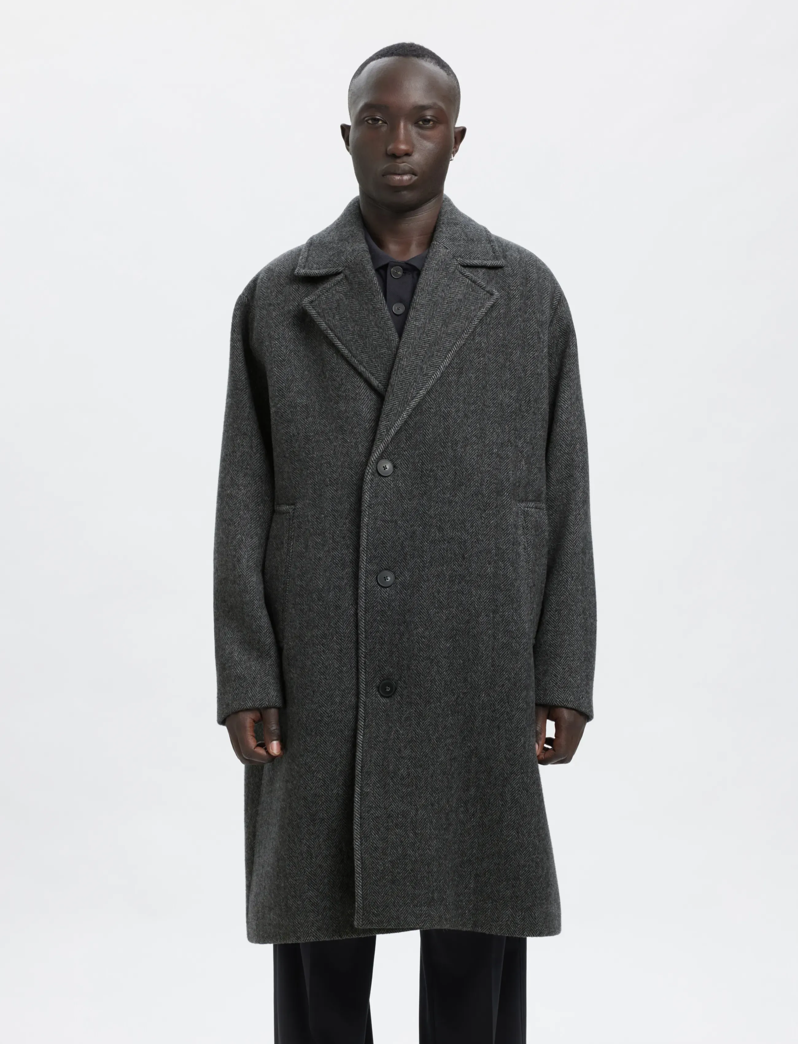 Annarr Anrragnar Coat, L, Coats, Grau - Wool Männerswear