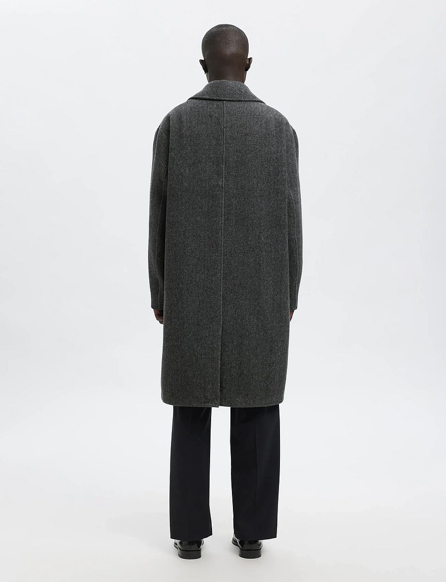 Annarr - ANRRAGNAR COAT - ullrockar - grey melange - 3