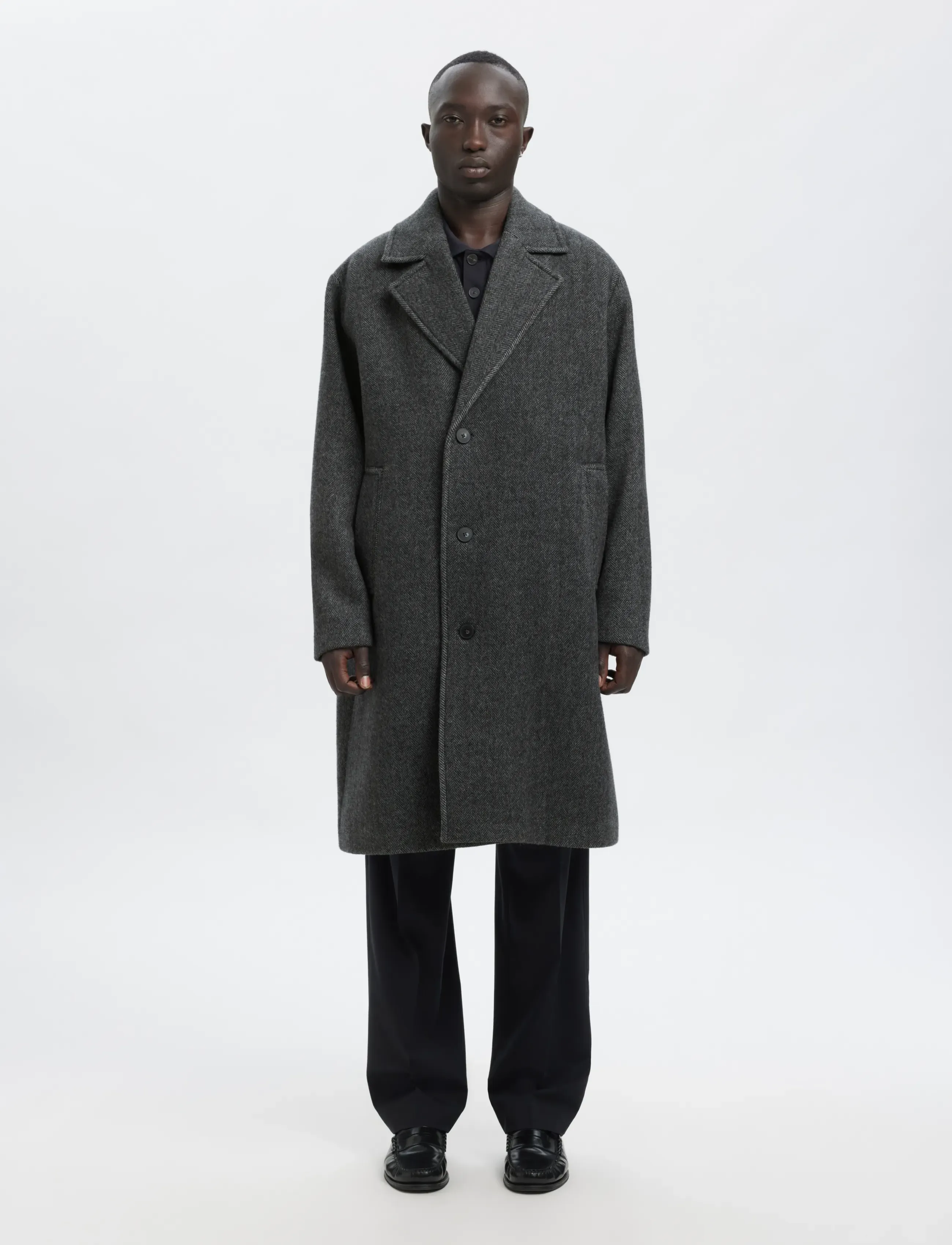 Annarr - ANRRAGNAR COAT - ullrockar - grey melange - 4