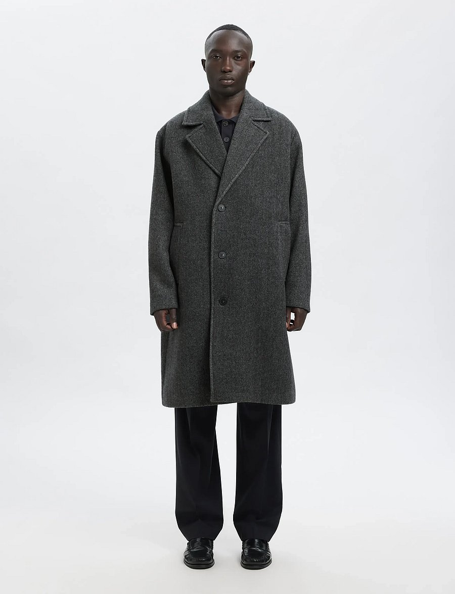 Annarr - ANRRAGNAR COAT - ullrockar - grey melange - 4